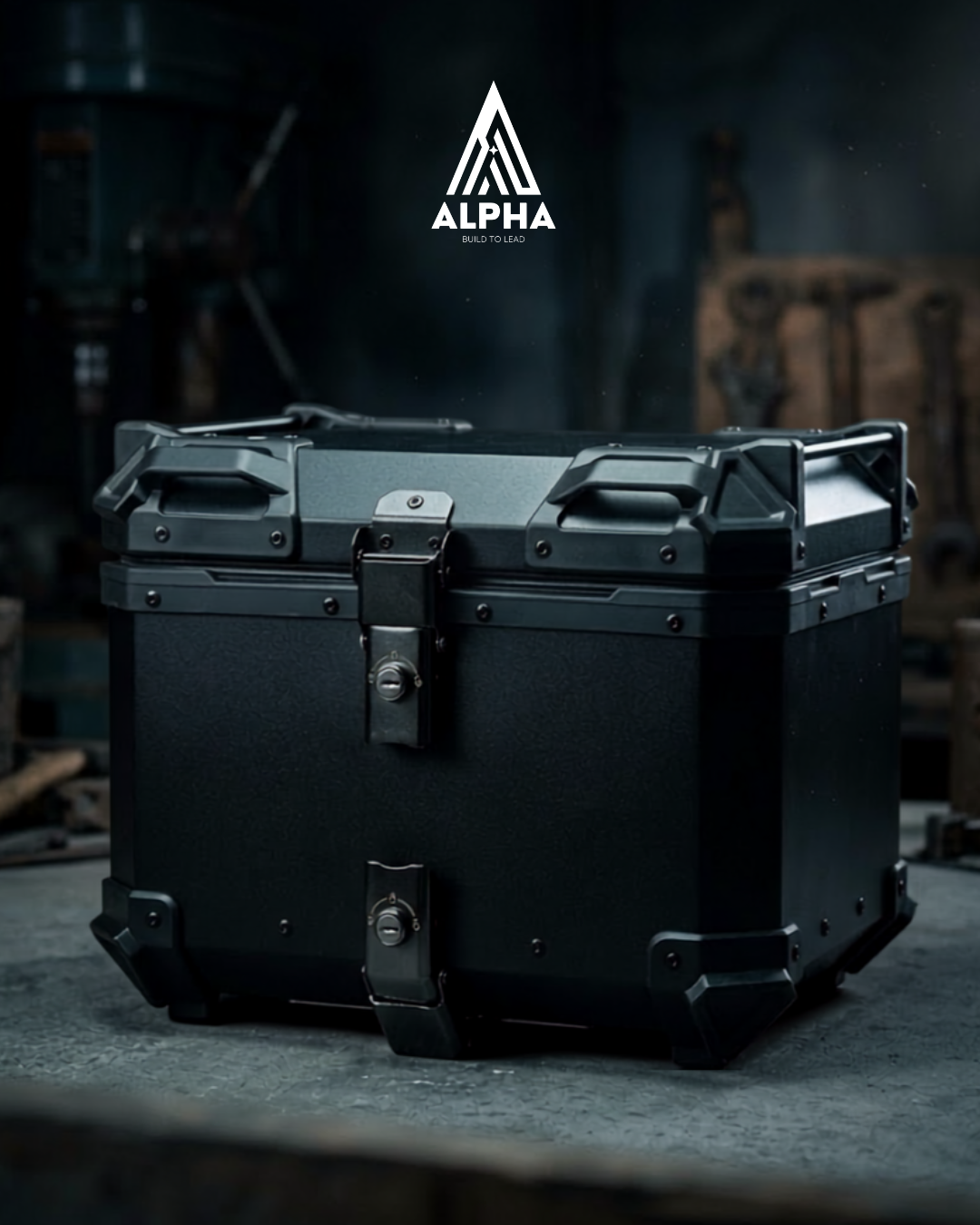 (PRE ORDER) Alpha Wide-Corner Flat Top Box (45L)
