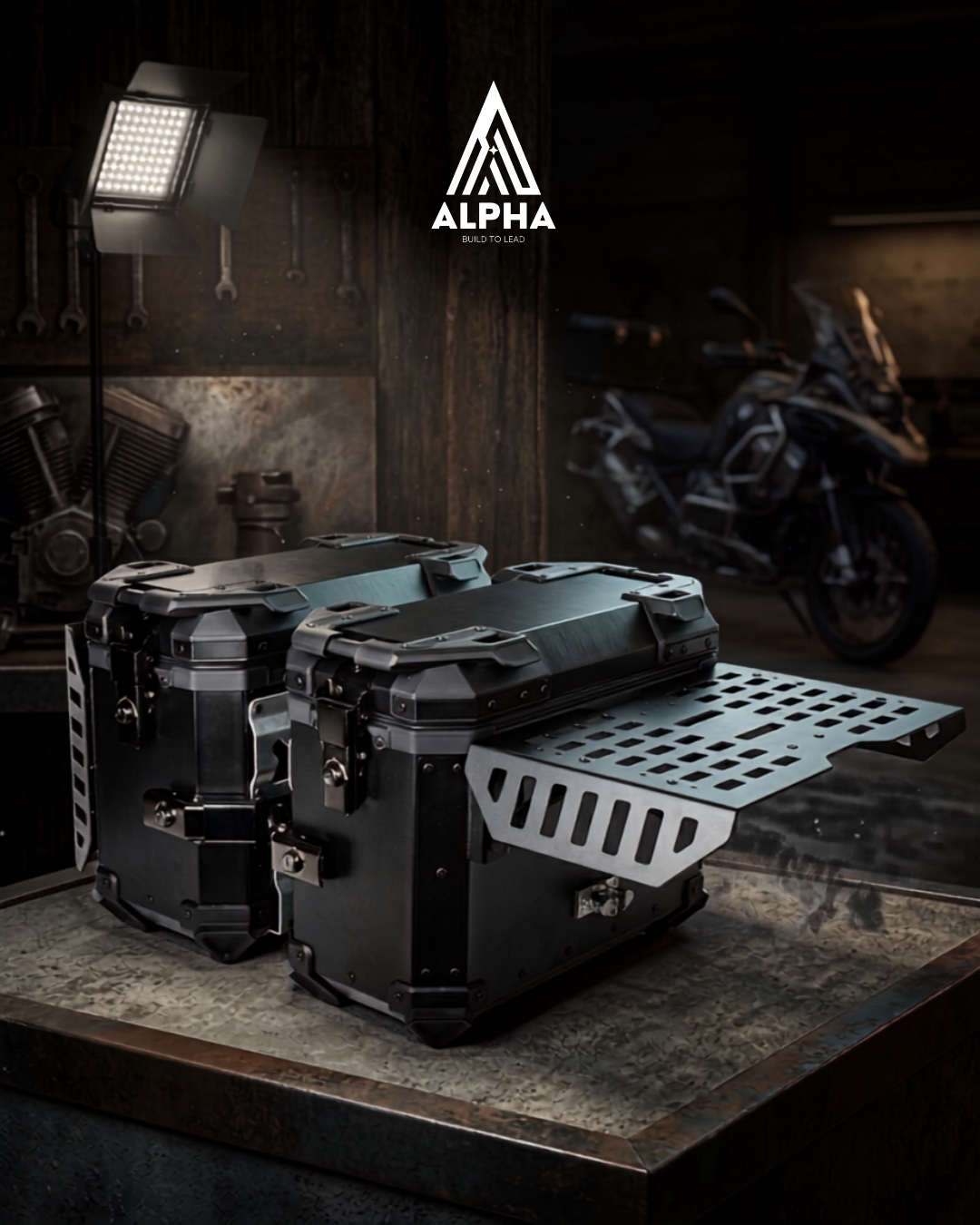 (PRE ORDER) Alpha Multi-Functional Armored Side Box (38L)